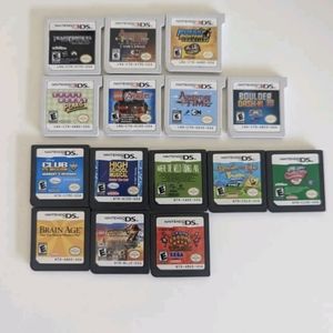 15 GAME LOT NINTENDO DS 3DS Excellent Condition All COMPLETE & Tested. No cases.